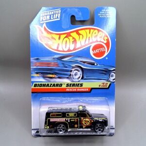 Hot Wheels 1998 Biohazard Series Rescue Ranger #4/4 Sealed Vintage Diecast Truck